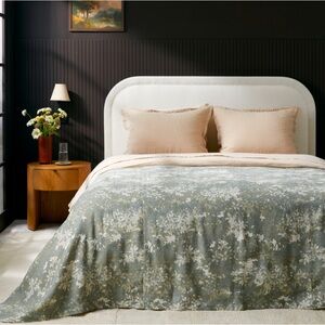 Jake Arnold Parachute Home Botanical Bedspread Sage (KING)